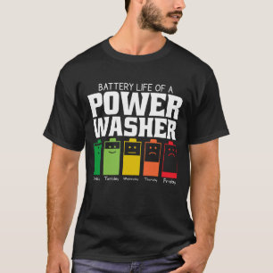Camiseta Autonomia Da Bateria De Uma Lava De Energia