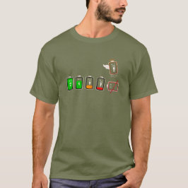 Camiseta Autonomia da bateria - Edição Vermelha Retroativa