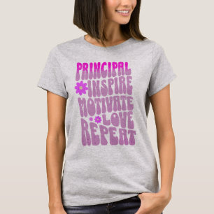 Camiseta Autor de Vintagem Personalizado Inspire Motivate L