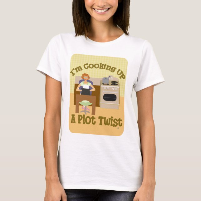 Camiseta Autor do Twist do Plot para cozinhar (Frente)