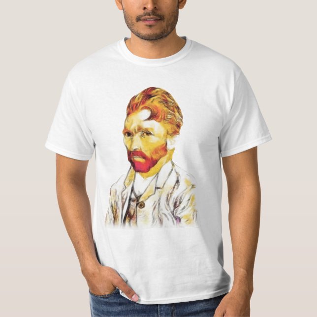 Camiseta Autoretrato Van Gogh - Cabelo Do (Frente)