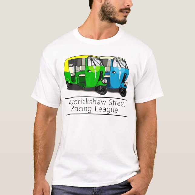 Camiseta AUTORICKSHAW que COMPETE o Tshirt (Frente)