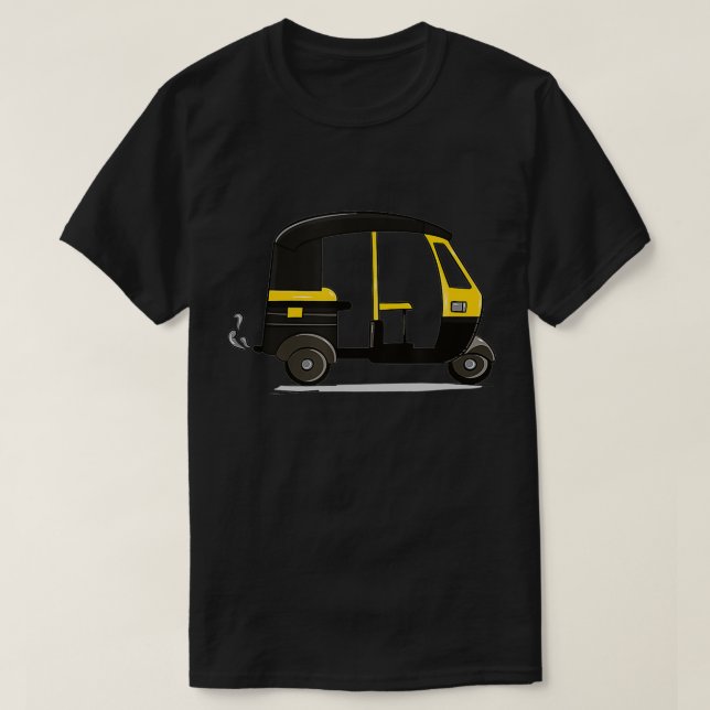 Camiseta Autorickshaw TukTuk  (Frente do Design)