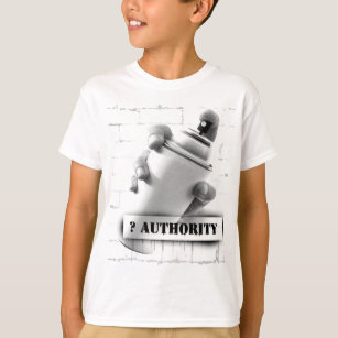 Camiseta Autoridade da pergunta - pintura pistola possa -