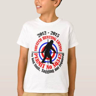 Camiseta autorização de caça de esquartejamento
