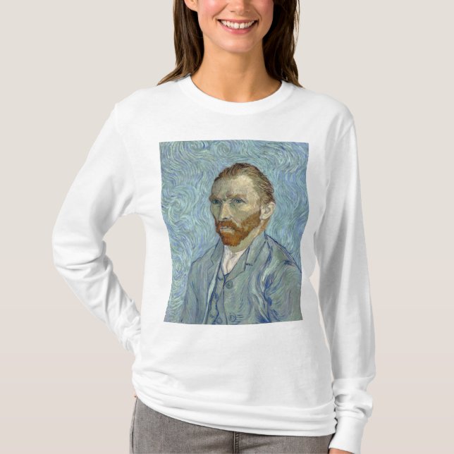 Camiseta Autorretrato 1889 de Vincent van Gogh (Frente)