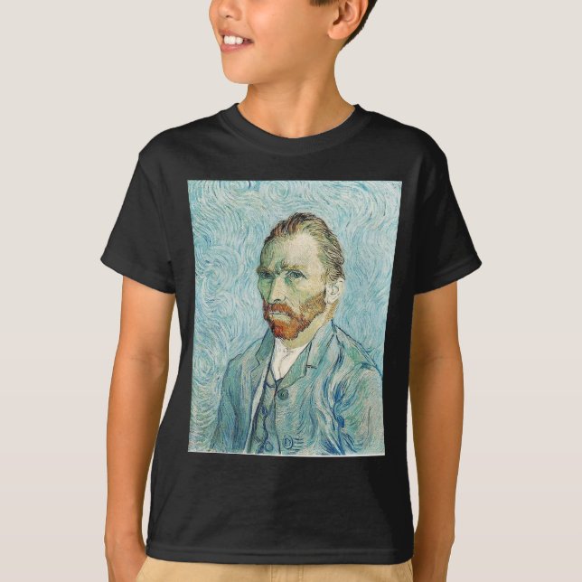 Camiseta Autorretrato de Vincent Van Gogh (Frente)