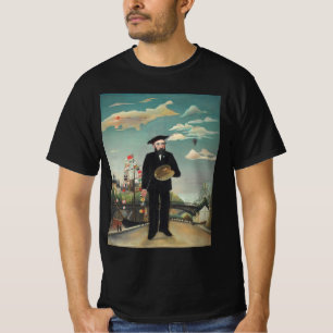 Camiseta Autorretrato Paisagem 1890, Henri Rousseau
