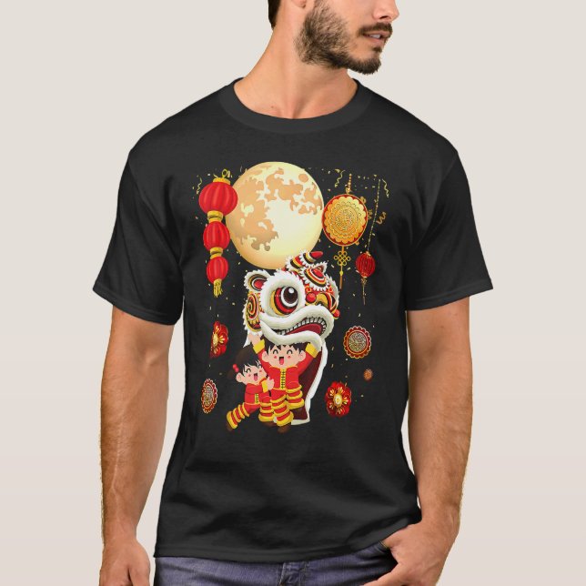 Camiseta Autu, Médio do Festival de Lua Cheia Chinês-Tet Vi (Frente)