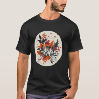 Camiseta Autumn Adventures Figurume com queda de cor Le