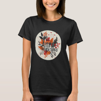 Camiseta Autumn Adventures Figurume com queda de cor Le