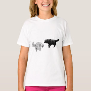 Camiseta Autumn Bond em Preto e Branco