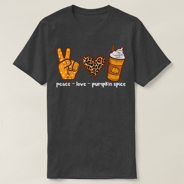 Camiseta Autumn Deixa Uma Engraçada Desenho De Pumpkin Com  (Frente do Design)