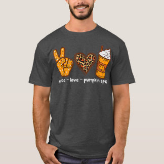 Camiseta Autumn Deixa Uma Engraçada Desenho De Pumpkin Com