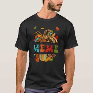Camiseta Autumn Fall Outfit Memória Graças Grateful Abençoa