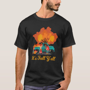Camiseta Autumn Fall Season Gnome Autumn Deixa Pumpkin Tru