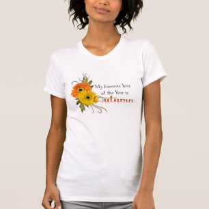 Camiseta Autumn Favorite Flowers T-Shirt 3
