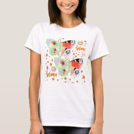 Camiseta Autumn Floral Butterfly