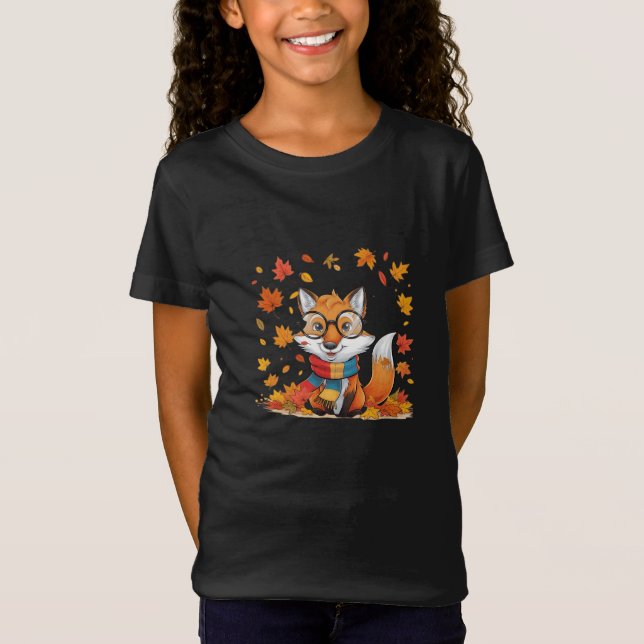 Camiseta Autumn Fox Adventure Kids & Hoodie (Frente)