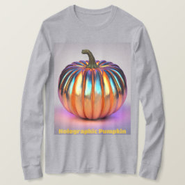 Camiseta Autumn Holographic Pumpkin T Shirt
