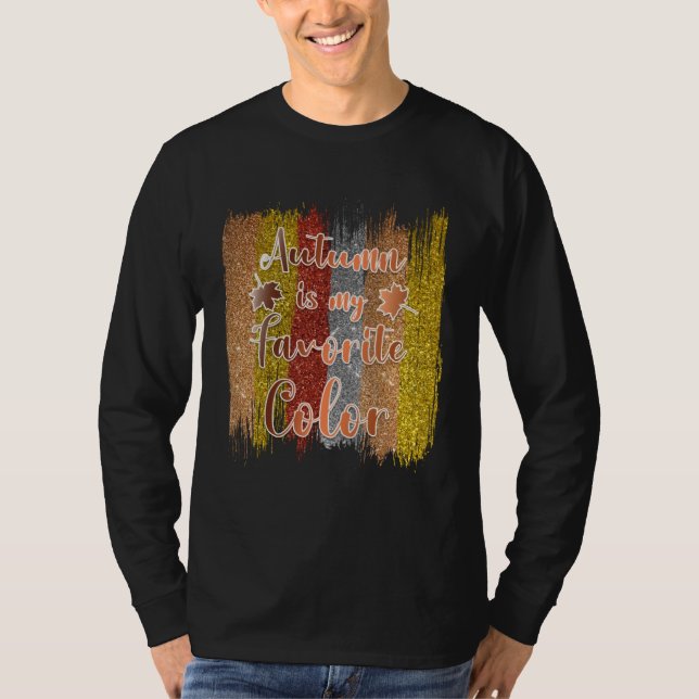 Camiseta Autumn is my favorite color (Frente)