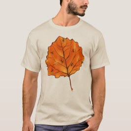 Camiseta Autumn Leaf Orange Nature Lover