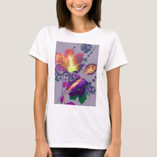 Camiseta Autumn Leaves em Lilac