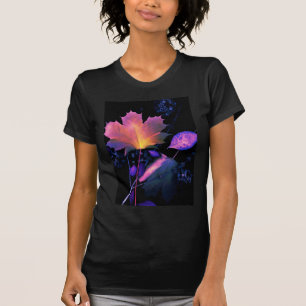 Camiseta Autumn Leaves em Neon