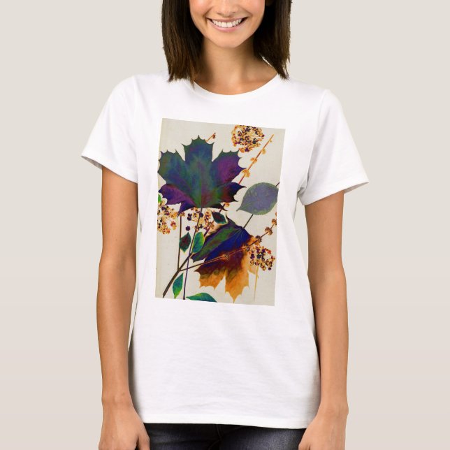 Camiseta Autumn Leaves em Royal Colors (Frente)