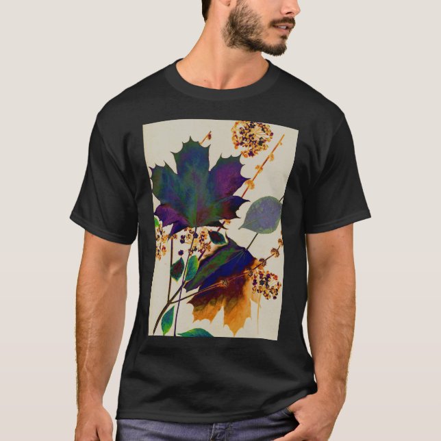 Camiseta Autumn Leaves em Royal Colors (Frente)