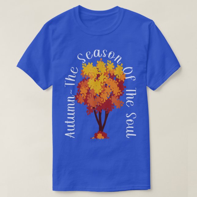 Camiseta Autumn Leaves Season Of Soul Fall Tree Leaf (Frente do Design)