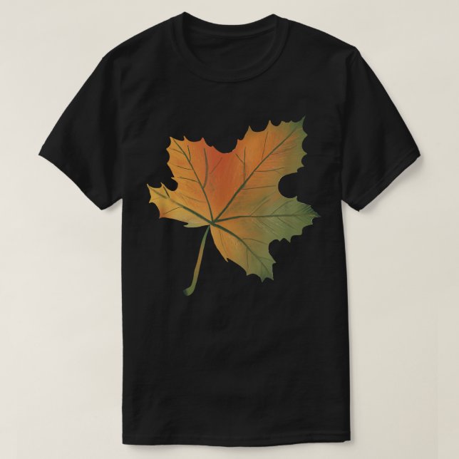 Camiseta Autumn Park Maple Leaf (Frente do Design)