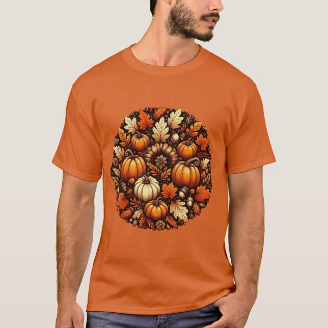Camiseta Autumn Pumpkin (Frente)
