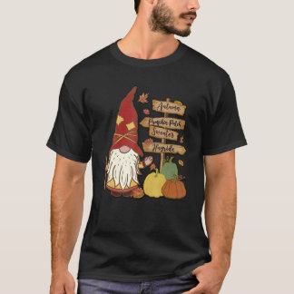 Camiseta Autumn Pumpkin Patch Gnome Fall Family Pajama Than