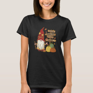 Camiseta Autumn Pumpkin Patch Gnome Fall Family Pajama Than