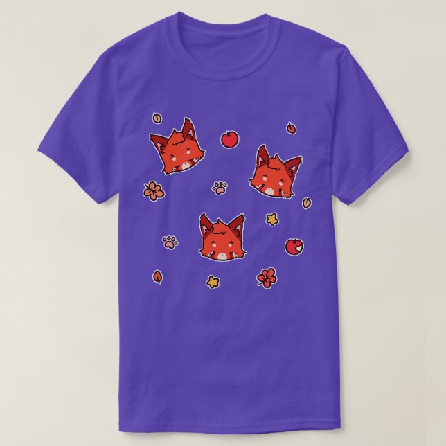Camiseta Autumn Red Panda (Frente do Design)