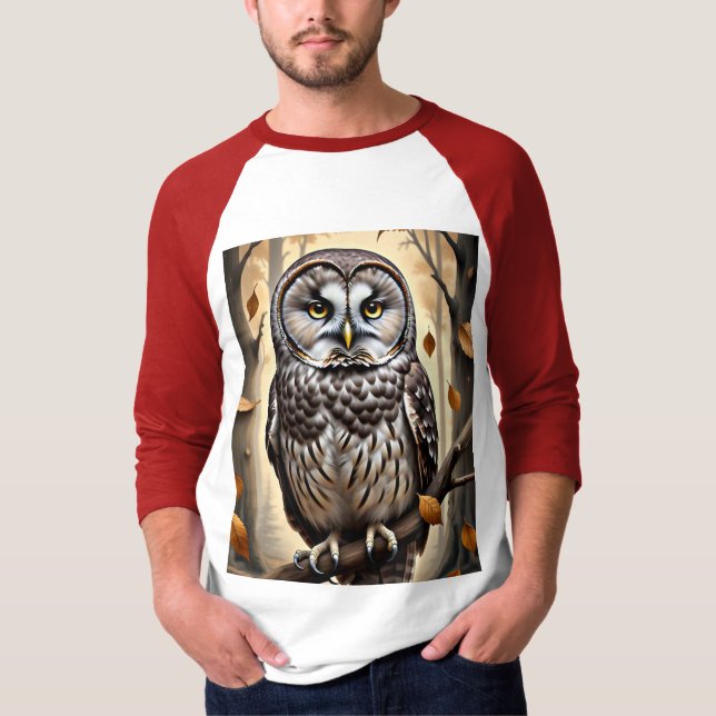 Camiseta Autumn 🍂 🦉 | Sabedoria Florestal (Frente)
