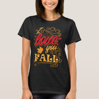 Camiseta Autumn Season best Time I Love you Fall