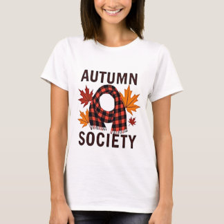 Camiseta Autumn Society - Preenchimento Personalizado da Xa