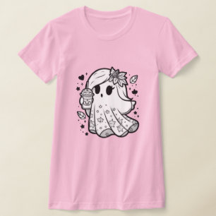 Camiseta Autumn Spirit e Ghost com Pumpkin Spice