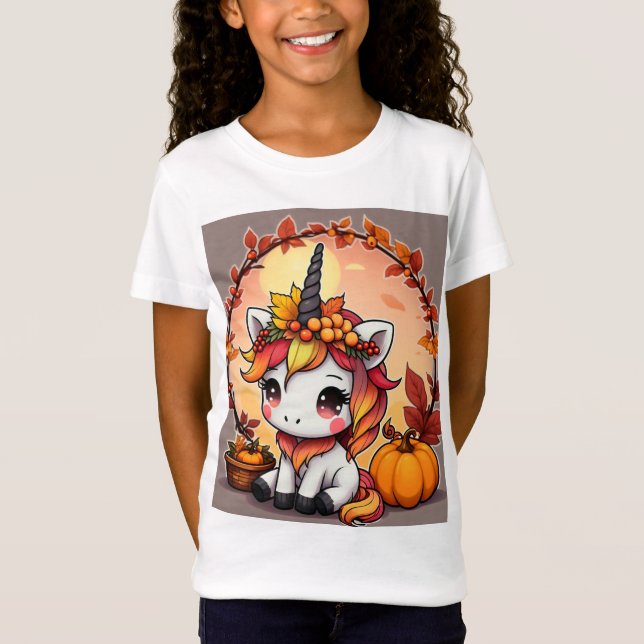 Camiseta Autumn Unicorn (Frente)