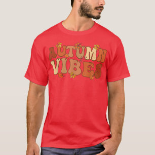 Camiseta Autumn Vibes Caindo Deixa Pumpkin Spice Harvest