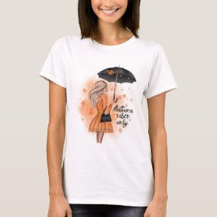 Camiseta Autumn Vibes Só Cai Na Moda