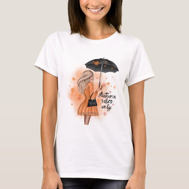 Camiseta Autumn Vibes Só Cai Na Moda (Frente)