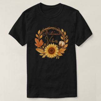 Camiseta Autumn Vibes Sunflower