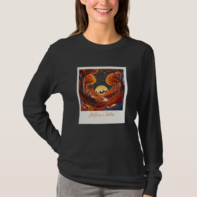 Camiseta Autumn Vibes Surrealismo (Frente)