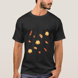 Camiseta Autumn warm sweater and leaves cozy fall leaves Ov