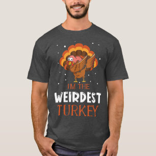 Camiseta Autumn Weirdest Turkey Dab Dabbing Happy Thanksgiv