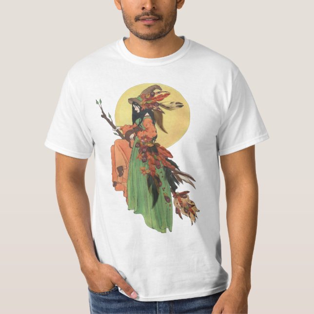 Camiseta Autumn Witch Classic (Frente)