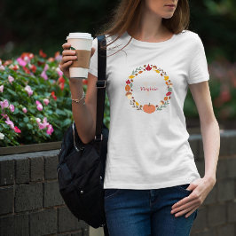 Camiseta Autumn Wreath T-Shirt